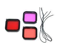 jojofuny Lot De 3 Filtres De Plongée pour Objectif Dappareil Photo 5" - Corps Entier - Verre Trempé - Anti-Rayures
