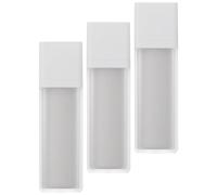 jojofuny Lot de 3 Flacons Pompe Airless 15Ml en Verre Dépoli Carré Distributeurs sous Vide pour Lotion et Crème Flacons de Voyage Cosmétiques Pratiques et Anti-Fuite Contenants