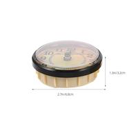 jojofuny Lot De 3 Horloges À Quartz Encastrées Horloge Murale Ronde Classique Mouvement D'Horloge À Quartz Tête D'Horloge À Monter Soi-Même Remplacement Du Cadran D'Horloge