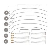jojofuny Lot De 3 Loquets De Portail À Câble Et Cordelette : Loquets, Matériel De Sécurité, Ouvre-clôture À Ressort Pour Portails De Jardin, De Ferme Et De Hangar