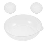 jojofuny Lot de 3 Plateaux de Pesée Cuisine en Plastique Transparent Graduation, Accessoires pour Balance Numérique, Plateau pour Mesurer Ingrédients Pâtisserie Cuisine, Facile à Nettoyer,