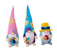 jojofuny Lot de 3 Poupées Gnomes D'été Décoratives, Peluche Douce, Accessoires Surf, Décoration Festive de Bureau et Maison, Ambiance Plage et Vacances