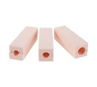 jojofuny Lot de 3 Rouleaux à Perles en Pâte Polymère 10Mm-12Mm-15Mm Couleur Abricot Moules Ronds pour Argile Fonction de Perçage Outils pour Création de Bijoux Faits Main Boucles