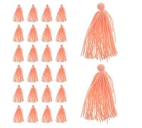 jojofuny Lot de 30 Brosses Flottantes Orange Reproduction des Poissons en Aquarium, Éponge D'élevage Solide et Réutilisable, Accessoire pour Collecte des Œufs et Cachette Aquatique Adaptée