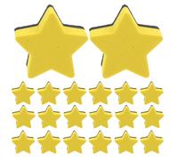 jojofuny Lot de 30 mini effaceurs à sec magnétiques en forme d'étoile pour tableau blanc et craie, idéaux pour la maison, le bureau et la salle de classe (fournitures pour enseignants et