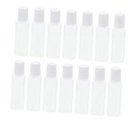 jojofuny Lot de 30 Mini Flacons Vides Portables Couvercle Hermétique Bouteilles de Voyage Compactes pour Liquide Lentilles de Contact Sérum Physiologique et Solution Oculaire