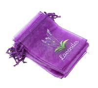 jojofuny Lot de 30 Sachets Vides en Filet à Cordon Serrage pour Lavande 5G Pochettes d'Aromathérapie Rechargeables Rangement Compact pour Fleurs Séchées et Parfum d'Armoire Couleur