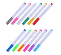 jojofuny Lot de 36 Feutres Lavables à Pointe Fine, Marqueurs Effaçables à Sec pour Tableau Blanc, Fenêtres et Surfaces Lisses, Ensemble Artistique 12 Couleurs, Adaptés à Usage