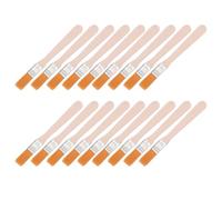 jojofuny Lot de 36 Pinceaux Plats en Nylon avec Manche Bois Petit Pinceau de Retouche pour Peinture Acrylique Huile Aquarelle Outil Précis pour Décoration Meubles Murs Plafonds et