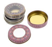 jojofuny Lot de 4 Boîtes de Rangement en Fer pour Épices Petite Taille Couleurs Assorties Pots Scellés et Compacts pour Stockage Alimentaire Maison Boîtes Multifonctions Cuisine et