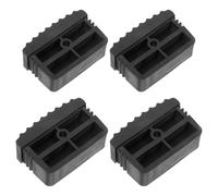 jojofuny Lot de 4 Embouts de Pieds d'Échelle en Caoutchouc Antidérapants Pliables Patins de Protection pour Escabeau Coussinets Absorbant les Vibrations Adaptés pour Sols Carrelage et