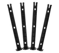 jojofuny Lot de 4 Goupilles de Verrouillage en Plastique pour Poubelle Extérieure 240 L 21 CM Accessoires de Loquet de Charnière pour Couvercle Battant Résistance aux Intempéries