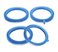 jojofuny Lot de 4 Pneus en PVC Bleu pour Robot Nettoyeur de Piscine - Pneus Avant et Arrière de Rechange - Kit Complet de Roues pour Entretien et Nettoyage des Piscines Hors Sol