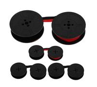 jojofuny Lot de 4 rubans pour machine à écrire : remplacement de ruban pour machine à écrire mécanique rétro - alimentation manuelle portable compatible avec les modèles Gr9, Ne800, Ne3000,