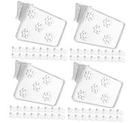 jojofuny Lot De 4 Séparateurs De Porte De Réfrigérateur Séparateurs De Porte Latéraux Pour Boissons Séparateurs Faciles À Utiliser Pour Épices 30 Pièces X 4