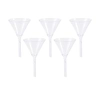jojofuny Lot de 5 Entonnoirs Triangulaires en Verre 40 MM Entonnoirs de Dosage pour Chimie Analytique Réutilisables et Écologiques Adaptés pour Liquides et Solides en Laboratoire