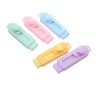 jojofuny Lot de 5 Gommes Rétractables à Pousser-Tirer Colorées avec Gaine Plastique Gomme pour Crayons et Porte-Mine Papeterie de Bureau Portable pour Écriture et Dessin Scolaire