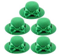 jojofuny Lot De 5 Mini Chapeaux Décoratifs Pour De Bouteilles De Vin De La Saint-patrick Pour Décorations De Fêtes