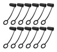 jojofuny Lot de 50 Bouchons Verseurs en Caoutchouc Noir Joint Étanche et Protection Anti-Fuite pour Distributeurs de Bouteille, pour Bars et Restaurants