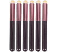 jojofuny Lot de 6 Éponges Applicatrices de Maquillage pour Correcteur et Poudre Tête d'Éponge Douce Ronde Housse Anti-Poussière Outil Précis pour Application Visage Usage Sec et