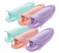 jojofuny Lot de 6 Pinces à Cheveux Volumisantes Mixtes, Clips sans Traces pour Racines, Outils Capillaires pour Donner du Volume, Adaptées Cheveux Secs et Mouillés, Couleur Aléatoire