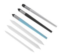 jojofuny Lot de 6 Set de Set de Stylos Éponge à Estomper pour Pastels à Huile, Outils de Dessin Polyvalents en Éponge et Plastique, Design Portable pour L'éducation Artistique