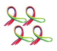 jojofuny Lot de 60 Élastiques à Cheveux Arc-en-ciel Multicolores, Corde à Tresser Colorée en Matériau Solide, Accessoires Cheveux Fille pour Coiffures Tressées et Style Hip-hop, Usage