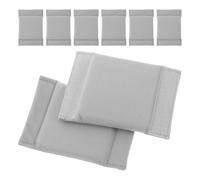 jojofuny Lot de 8 Inserts de Séparation Rembourrés Gris pour Paquet Photo, Coussinets de Protection, Compartiments Modulables pour Objectifs et Appareils, Accessoire Étui Appareil Photo