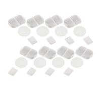 jojofuny Lot de 8 Sets de Filtres pour Fontaine à Eau pour Chats Éléments Filtrants Éponges de Préfiltration Compatibles Multiples Modèles pour Eau Propre et Saine Remplacement Facile