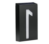 jojofuny Lumière De Numéro De Porte Solaire Led Plaque De Maison Énergétique Avec Leds Pour Sécurité Et Décoration Extérieure