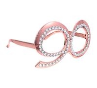 jojofuny Lunettes D'âge 90 Verres pour Lor De Fête Flash Déguisement Cotillons du 90e Anniversaire Lunettes Amusantes Lunettes Danniversaire 50 Verres Strass Pc Joyeux Anniversaire Homme