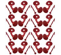 jojofuny Lunettes de Protection pour Volailles en Plastique Rouge Lot de 100 Pièces Anti-Piquer pour Poules Adaptées pour Élevage en Ferme et Jardin Couleur Aléatoire Couleur Aléatoire