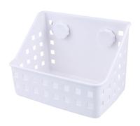 jojofuny Mangeoire pour Cobayes Ventouse en PP Blanc, Étagère Pratique pour Alimentation des Petits Animaux et Lapins, Évite Les Morsures Pendant Le Repas