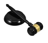 jojofuny Marteau de Juge en Bois Portable Marteau de aux Enchères Accessoire d'Avocat Conception Ergonomique pour Auctions Pratique Juges