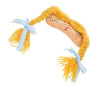 jojofuny Masque de Sommeil pour Femme Kawaii à Motif Cartoon en Peluche Douce Bandeau Ajustable Occultant pour Voyage Sieste et Nuit - Masque Yeux Dormir Original et Confortable