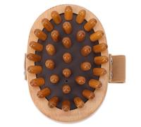 jojofuny Masseur corporel d'acupression en bois avec brosse à airbag, pour massage du ventre et du dos, facile à tenir et adapté à la détente