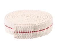 jojofuny Mèche pour Lampe à Pétrole 2 M Coton Tricoté 25 CM Largeur Mèche pour Brûleur Remplacement Usage Domestique et Extérieur