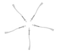 jojofuny Mèches de Rechange pour Lampes à Huile en Coton Blanc 5pcs, Installation Facile, Adaptées aux Lampes à Pétrole pour Éclairage d'urgence