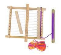 jojofuny Métier à Tisser Bois pour Garçon Fille DIY Manuel Créatif Cadre Tissage Sécurisé Développement Intellectuel Kit Loisirs Créatifs Couleur Aléatoire Couleur Aléatoire