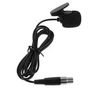 jojofuny Microphone Cravate Directionnel à Pince 3pin XLR Femelle Noir | Réduction de Bruit, Communication Claire, Fixation Sûre, pour Lectures et Vlogging