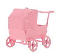 jojofuny Mini Brouette Vintage en Métal Modèle Réduit pour Maison de Poupée Chariot Miniature Décoratif Roues Accessoire pour Micro-Paysages et Décoration Intérieure Élégante