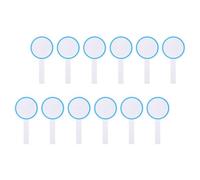 jojofuny Mini Tableau Blanc Effaçable à Sec 10X20 CM, Lot de 12 Panneaux Portatifs pour Affichage de Scores et Votes Contextes D’Enchères