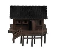 jojofuny Miniature Pavillon Chinois Résine Décoratif pour Aquarium et Terrarium Modèle Ancienne Architecture Ornement Culturel et Artistique pour Micro Paysage Accessoire Élégant pour