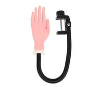jojofuny Modèle de Manucure Flexible Faux Ongles en Plastique Résistant Main Factice Réaliste pour Entraînement Nail Art et Pose D’Ongles Outil Professionnel pour Débutants et