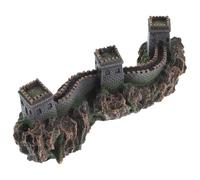 jojofuny Modèle Miniature Muraille de Chine Décor Artisanat Fait Main pour Aquarium et Maison Ornement Culturel Unique et Souvenir Symbolique
