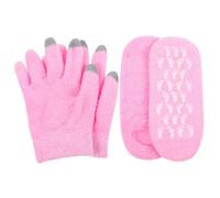 jojofuny Moufles Hydratants Doux pour Mains Tactiles et Chaussettes Hydratantes pour Pieds en Tissu Respirant Qui Retient L'humidité, Usage Quotidien la Maison