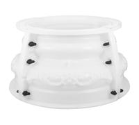 jojofuny Moule à Béton pour Base de Colonne Romaine, Moule Multifonctionnel Réutilisable en Plastique Rigide, Diamètre 30 Cm Motifs Décoratifs, Accessoire Bricolage pour Sculpture