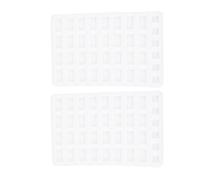 jojofuny Moule à Briques Miniatures en Silicone Flexible pour Table de Sable, 2 Pièces, Outil DIY pour Modélisme et Création de Paysages Miniatures