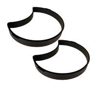 jojofuny Moule à Pavés en Plastique Forme Croissant pour Allée De Jardin 2 Pièces Réutilisables DIY pour Terrasse Pelouse Matériaux D’aménagement Extérieur