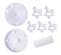 jojofuny Moule en Silicone Flexible pour Bricolage DIY - Kit de Moulage Époxy pour Décoration Manège, Moule Réutilisable Antiadhésif pour Loisirs Créatifs, Fabrication Artisanale